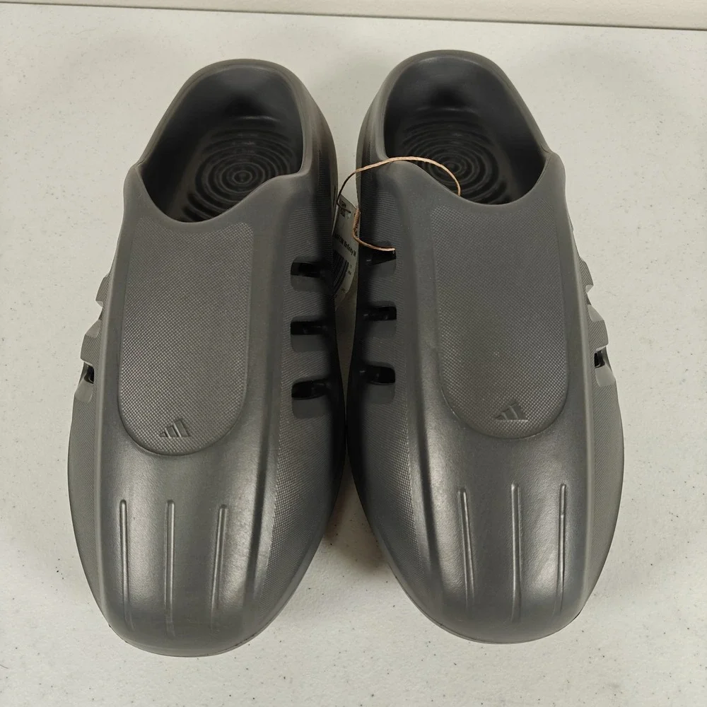 Adidas Adifom Iiinfinity Men's Mule Clogs Grey Slip On Shoes Size 12 JI0402